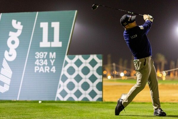 우리금융그룹 이태훈. /사진=LIV GOLF 제공