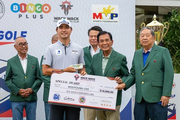 아시안투어 개막전 ‘필리핀 골프 챔피언십’에서 우승한 조우영. /사진=올댓스포츠 제공