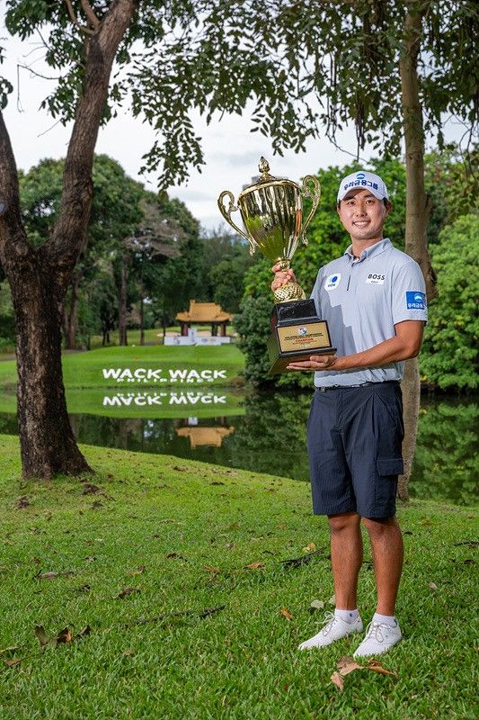 아시안투어 개막전 ‘필리핀 골프 챔피언십’에서 우승한 조우영. /사진=올댓스포츠 제공