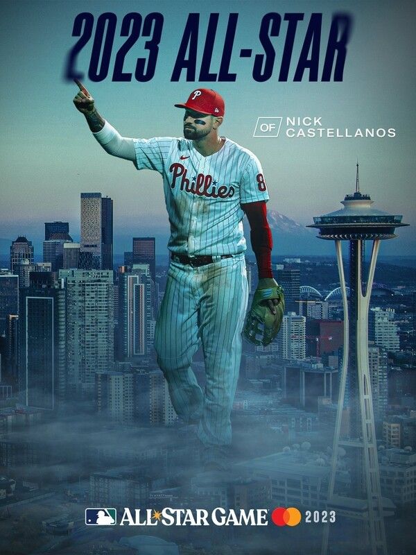 닉 카스테야노스가 지난 2023시즌 MLB 올스타로 선정됐다. 필라델피아 필리스 측이 당시를 기념하며 게재한 게시물. /사진=필라델피아 필리스