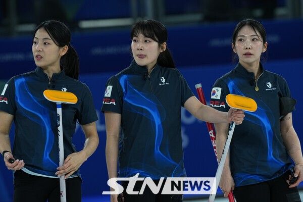 한국 여자 컬링 대표팀(경기도청). /사진=뉴시스(AP)