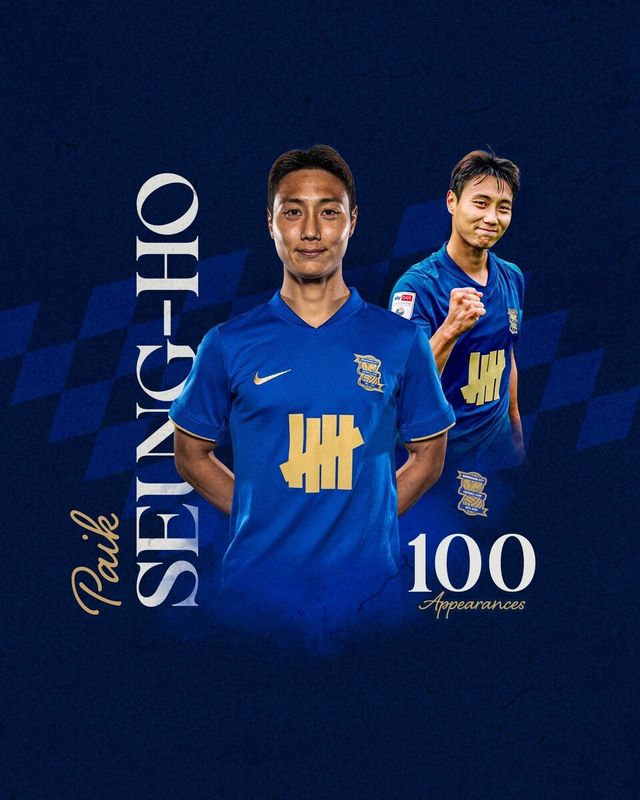 버밍엄시티 소속으로 100경기에 출장한 백승호. /사진=버밍엄시티