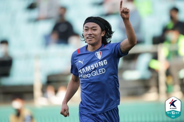 수원삼성 미드필더 고승범. /사진=한국프로축구연맹