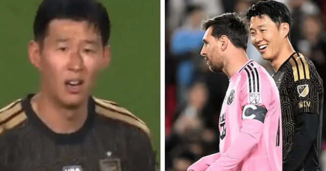 손흥민과 리오넬 메시. /사진=트리뷰나