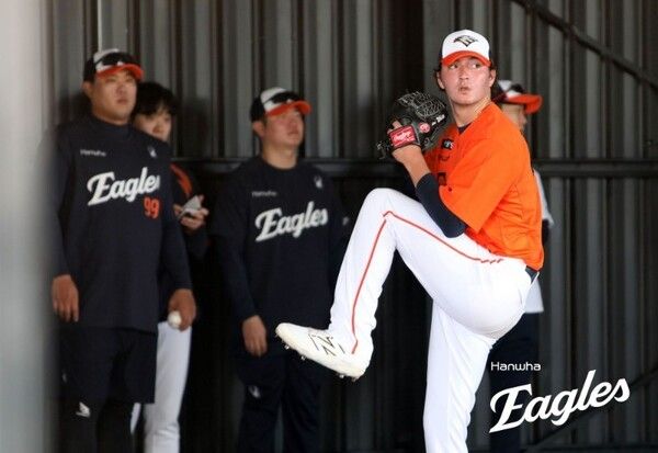 오웬 화이트. /사진=한화 이글스
