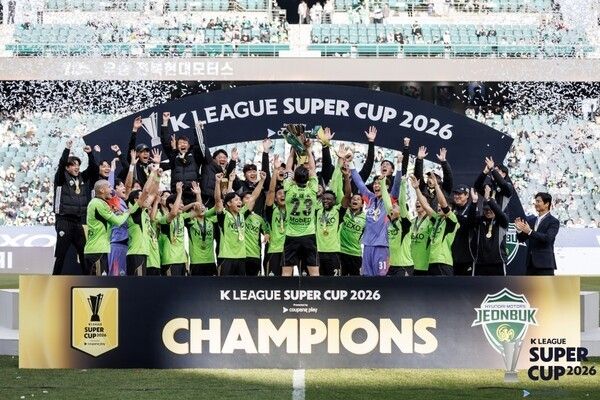 전북현대 슈퍼컵 우승. /사진=한국프로축구연맹