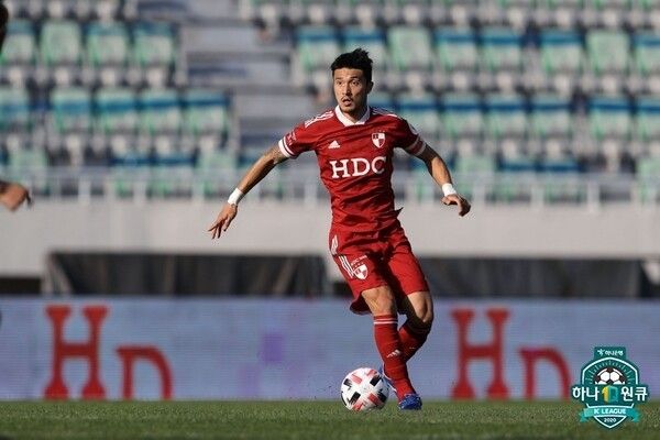 부산아이파크 시절 박종우의 모습. /사진=한국프로축구연맹