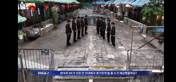 28일 홍콩 카이탁 아레나에서 열린 '2026 LCK컵' 대회 최종 결승 진출전 3세트에서 BNK 피어엑스가 디플러스 기아를 3대 0으로 완파했다. (▲BNK 피어엑스 & DK=3:0). /사진=네이버 치지직 라이브영상 캡처