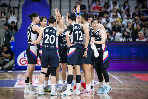 여자농구 대표팀. /사진=FIBA