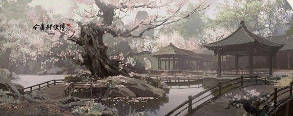 ‘김용군협전’ 게임 내 오픈월드 배경 (개발 중). /사진= CreateAI