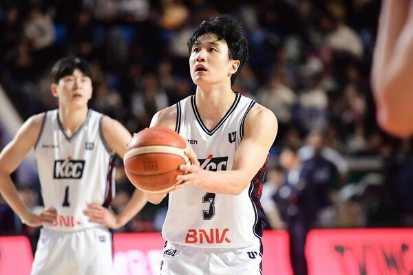 부산 KCC 허웅. /사진=KBL