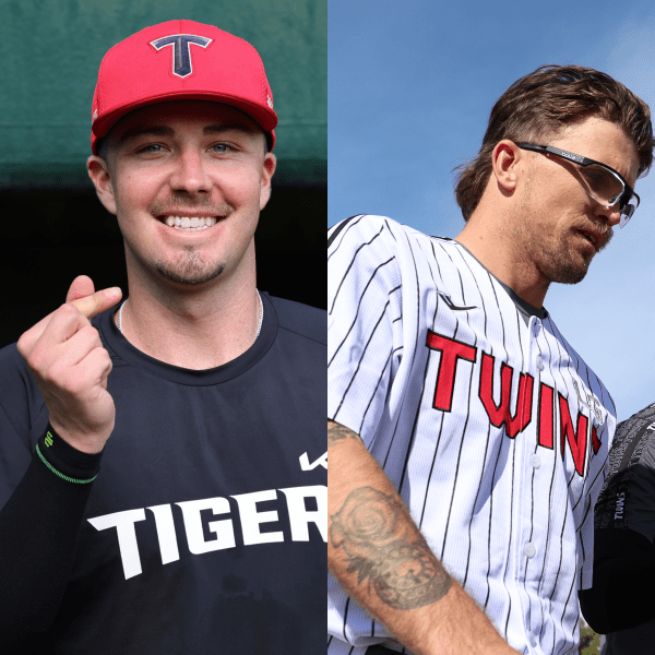 (좌측부터) KIA 타이거즈 제리드 데일, LG 트윈스 라클란 웰스. /사진=KIA 타이거즈, LG 트윈스