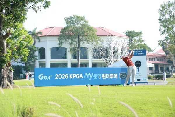 2026 KPGA MY문영 윈터투어 1회 대회에 출전해 우승한 양민혁. /사진=KPGA