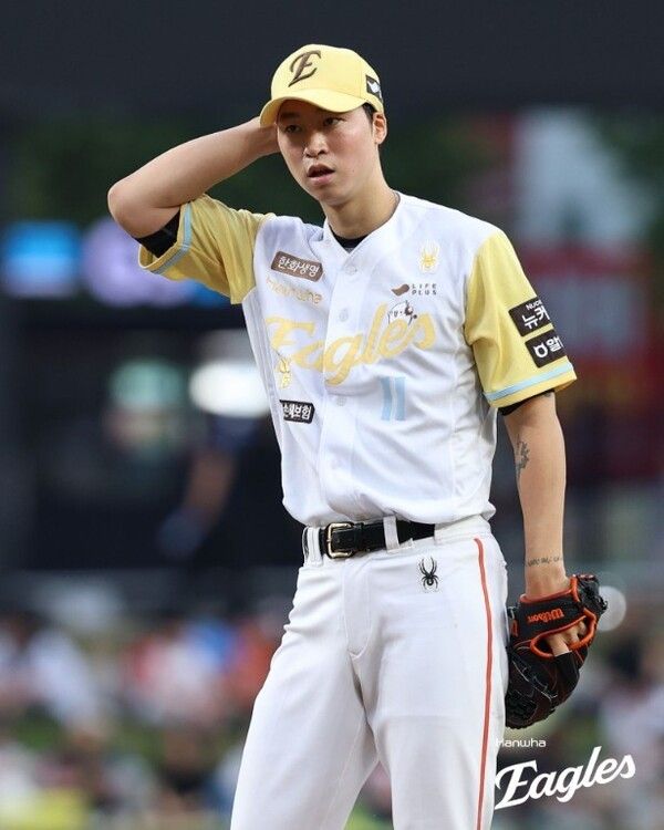 한화 이글스 엄상백. /사진=한화 이글스