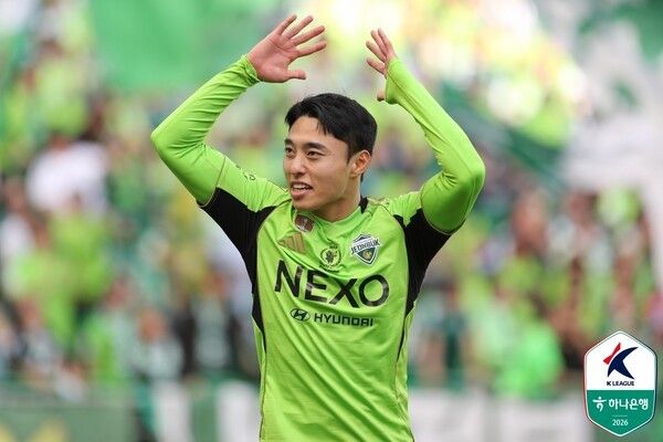 전북현대 이동준. /사진=한국프로축구연맹