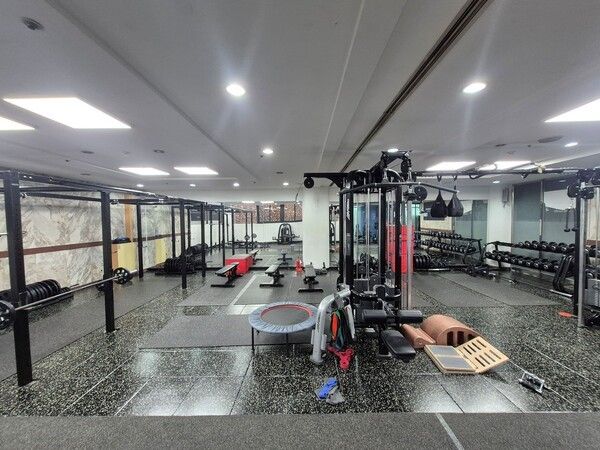 개선된 클럽하우스 내 체력단련실. /사진=서울이랜드