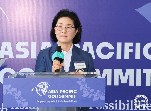 KLPGA 김순희 수석부회장.&nbsp;/사진=KLPGA