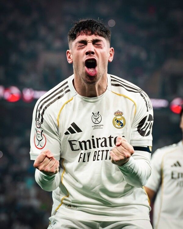 레알 마드리드 미드필더 페데리코 발베르데. /사진=발베르데 소셜미디어(SNS)