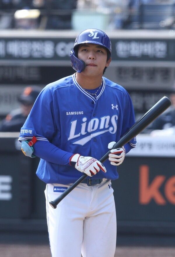 삼성 라이온즈 김영웅. /사진=삼성 라이온즈