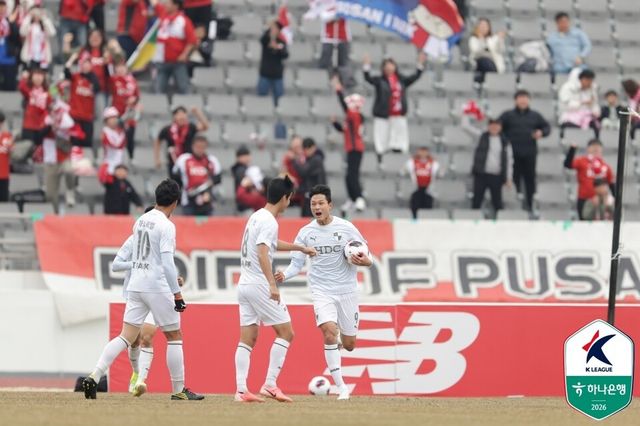 부산아이파크 공격수 김찬. /사진=한국프로축구연맹