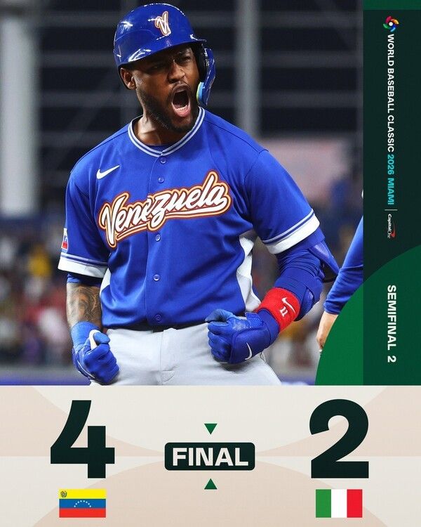 베네수엘라는 17일(한국시각) 미국 플로리다주 론디포 파크에서 열린 월드베이스볼클래식(WBC) 이탈리아와 준결승에서 4-2로 승리를 거뒀다. /사진=WBC 공식 채널
