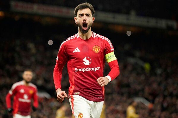 맨유의 브루노 페르난데스. /사진=뉴시스(AP)