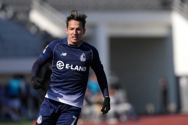 서울이랜드 공격수 에울레르. /사진=서울이랜드