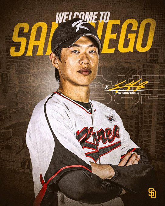 샌디에이고 파드리스 입단을 확정한 송성문. /사진=샌디에이고 파드리스