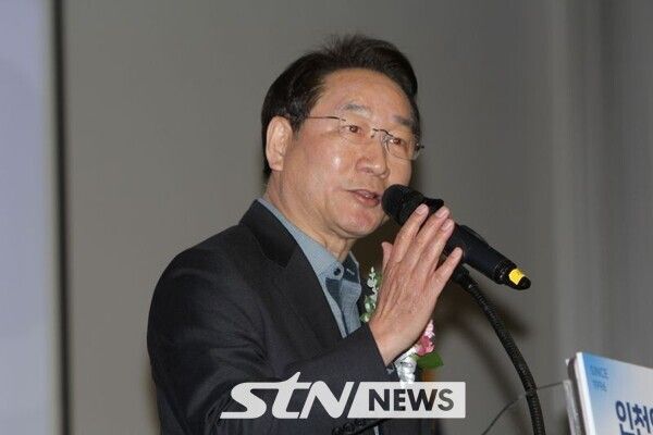 축사하는 유정복 인천시장/사진=인천시출입연합기자단