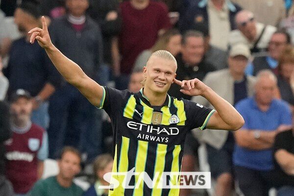맨체스터 시티 공격수 엘링 홀란. /사진=뉴시스(AP)