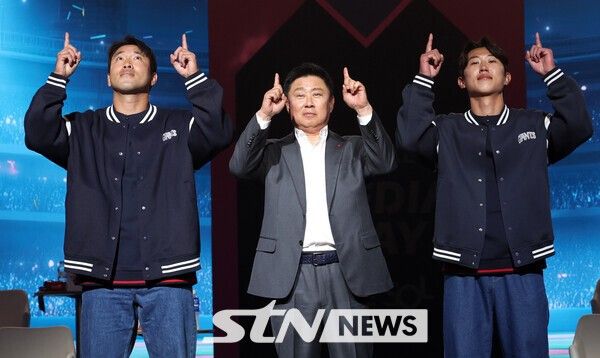 김태형 롯데 자이언츠 감독이 26일 서울 송파구 롯데호텔 월드 크리스탈볼룸에서 열린 2026 KBO리그 미디어 데이에 참석했다. /사진=뉴시스