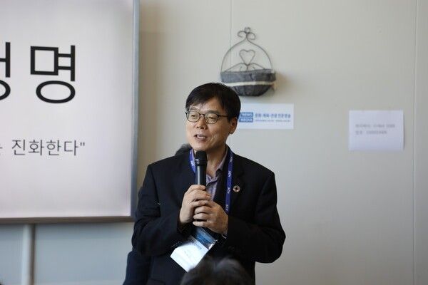 정성용 영남본부장이 2026년 사업계획을 발표하고 있다./사진=STN