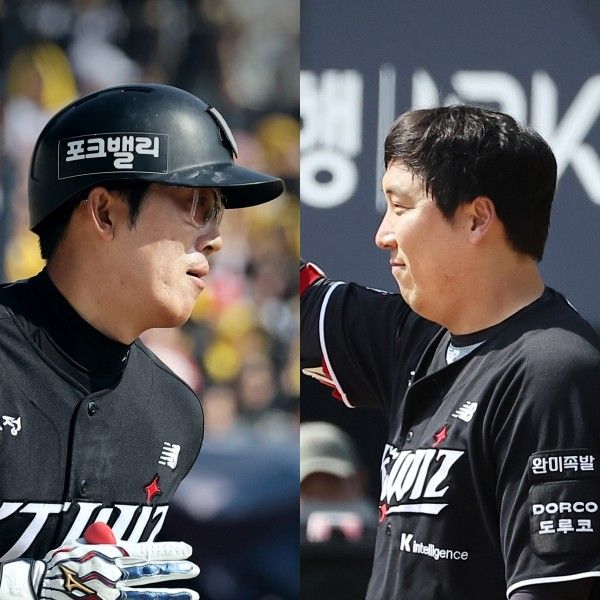 (좌측부터) 허경민, 김현수, /사진=KT 위즈