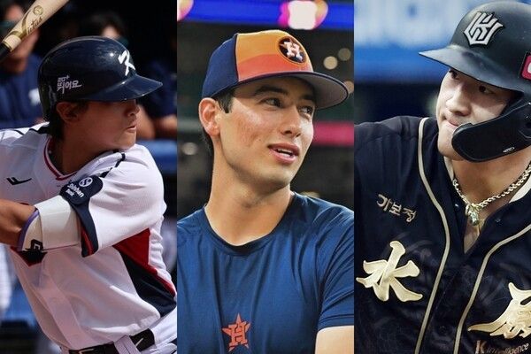 대한민국 WBC 대표팀에서 좋은 활약을 보이는 타자들. (좌측부터) 김도영, 셰이 위트컴, 안현민. /사진=KIA 타이거즈, 위트컴 개인 채널, kt위즈