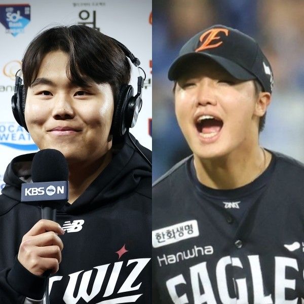 (좌측부터) 소형준(KT 위즈), 정우주(한화 이글스)가 5일 일본 도쿄돔에서 열리는 WBC 체코와 경기에서 선발로 나선다. 먼저 소형준이 던진 후 그 뒤를 정우주가 잇는다. /사진= KT 위즈, 한화 이글스