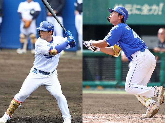 삼성라이온즈 양우현과 함수호(우측)./사진=삼성라이온즈