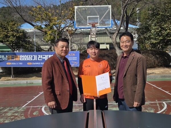 전남테크볼협회 3위 김은준 선수 /사진=전남테크볼협회