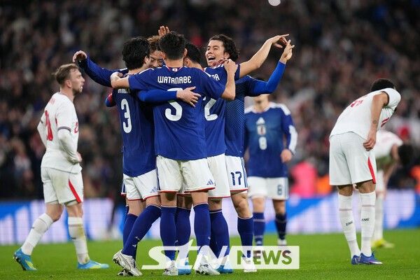 일본 축구 대표팀. /사진=뉴시스(AP)