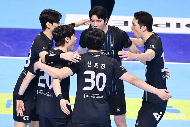 현대캐피탈 선수단. /사진=KOVO