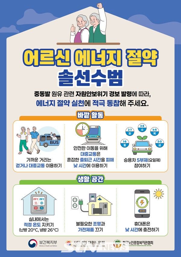 어르신에너지절약 켐페인 /사진=오봉욱교수