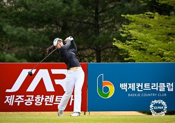 KLPGA 2026 제주공항렌트카·백제CC 점프투어 1차전 우승자 성아진. /사진=KLPGA