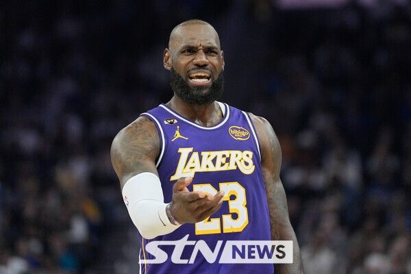 LA 레이커스&nbsp;르브론 제임스. /사진=뉴시스(AP)