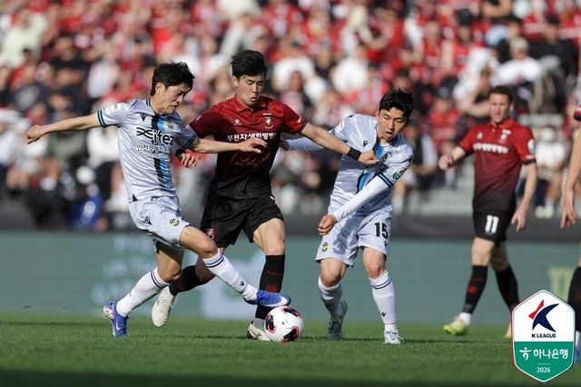 부천FC와 인천유나이티드의 경기 모습. /사진=한국프로축구연맹