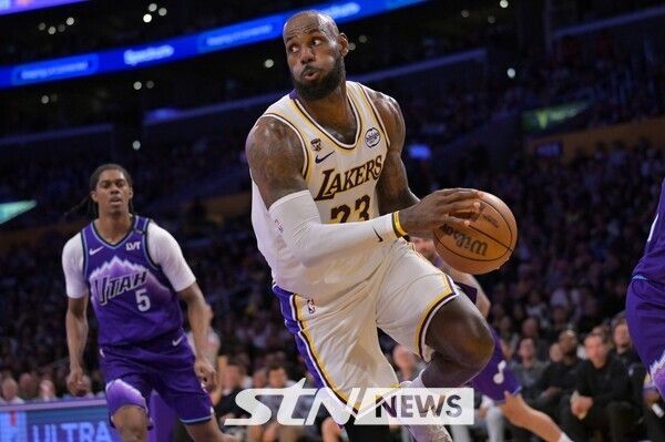 LA 레이커스 르브론 제임스. /사진=뉴시스(AP)