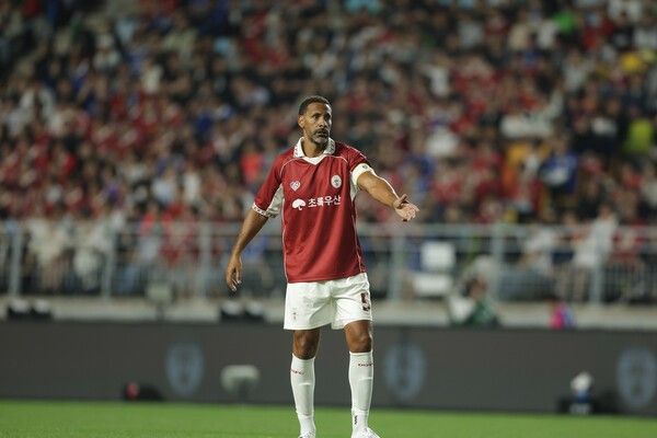 퍼디난드의 경기 중 모습. /사진=슛포러브