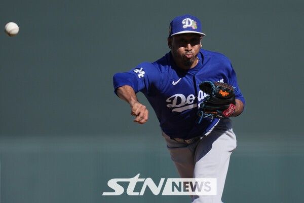 로스앤젤레스 다저스 투수 에드윈 디아스. /사진=뉴시스(AP)