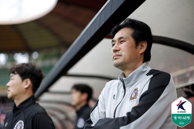 FC안양 유병훈 감독. /사진=한국프로축구연맹