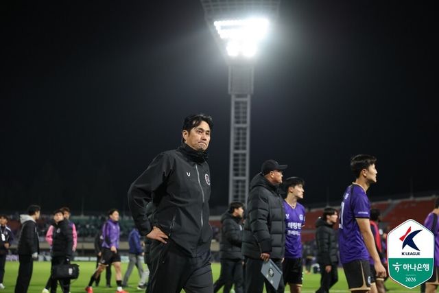 FC안양 유병훈 감독. /사진=한국프로축구연맹