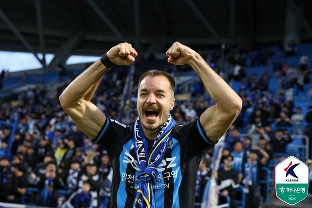 인천유나이티드 무고사. /사진=한국프로축구연맹