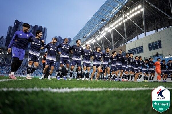 서울이랜드FC 단체사진. /사진=한국프로축구연맹